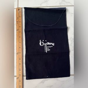 Authentic Bijan Designer Black Men's Pouch